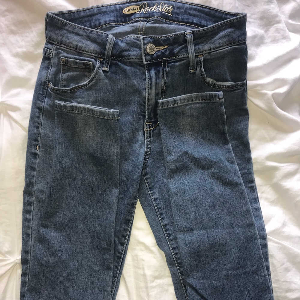Light wash jeans